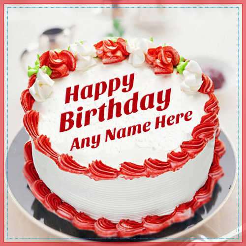 Grannys Strawberry Cake With Name